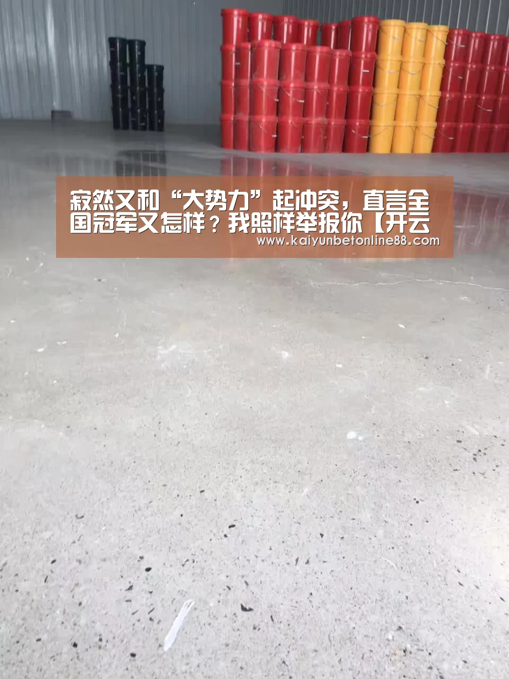 寂然又和“大势力”起冲突,直言全国冠军又怎样?我照样举报你【开云赛事】(图3) 开云赛事